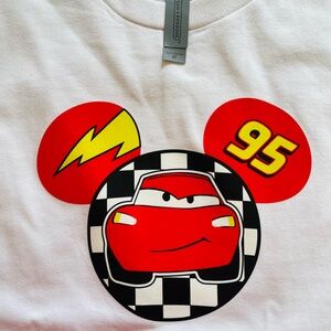 Disney Cars Lightning McQueen T-Shirt - Red, Yellow, and Black
